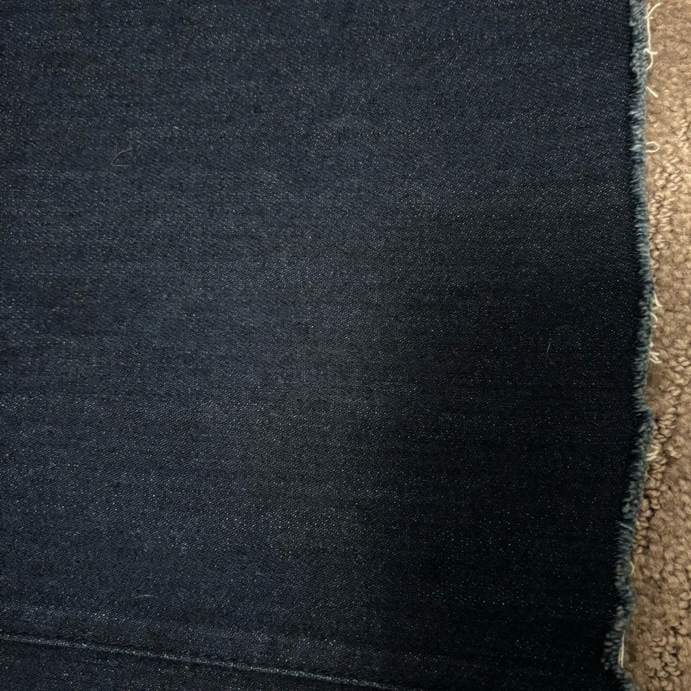 Frank & Eileen Italian East Galway Wide Leg Raw Hem Jeans Dark Wash Size 30 - Picture 8 of 10